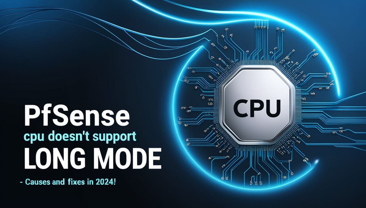 pfSense CPU Doesn’t Support Long Mode – Causes and Fixes in 2024!