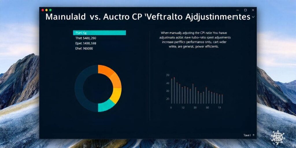 Manual vs Automatic CPU Ratio Adjustments